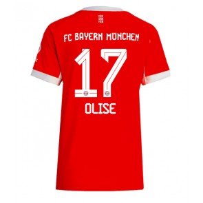 Lacne Ženy Futbalové dres Bayern Munich Michael Olise #17 2025-26 Krátky Rukáv - Domáci
